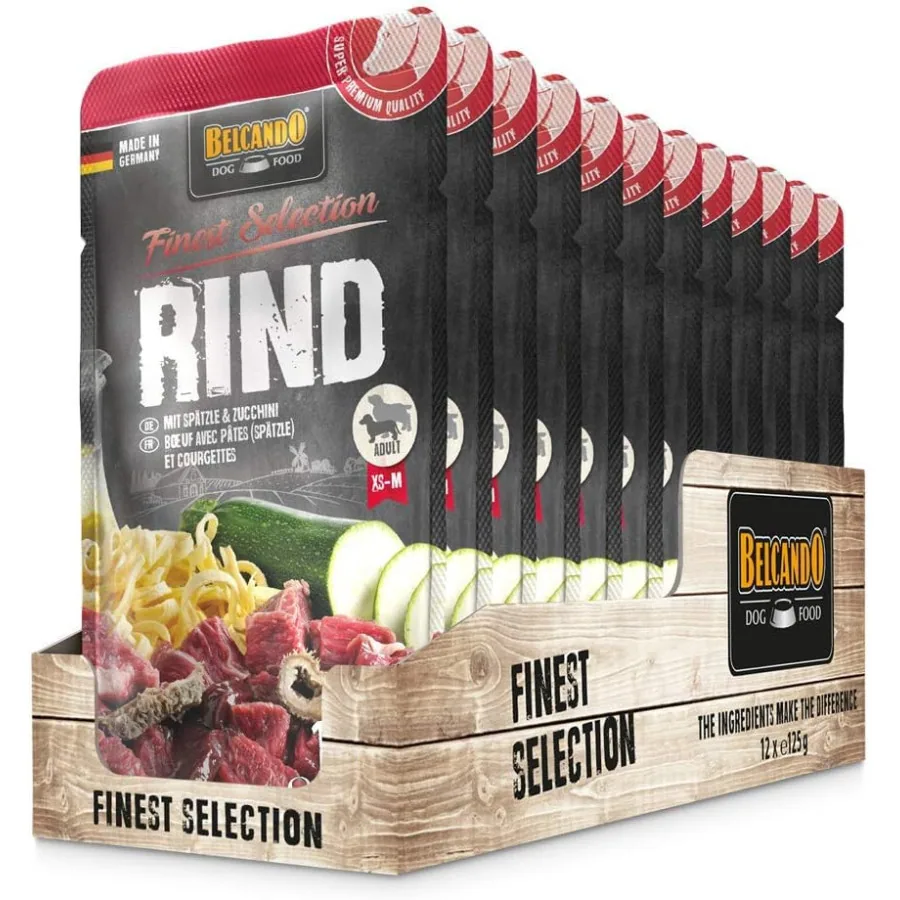 Belcando Manzo con gnocchetti di farina e zucchine 12X125 gr. (bustine)